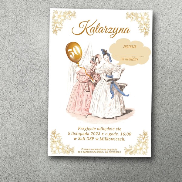 Zaproszenia urodzinowe ""