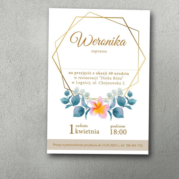 Zaproszenia urodzinowe ""