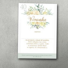 Zaproszenia urodzinowe ""