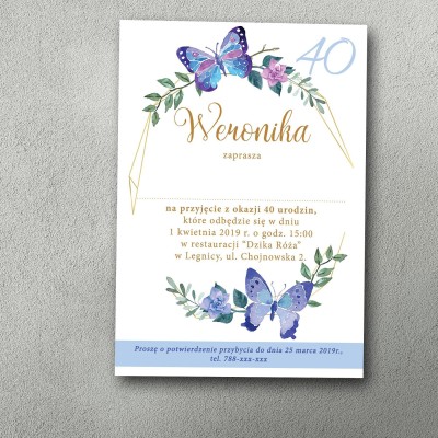 Zaproszenia urodzinowe ""