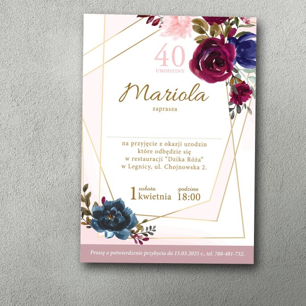 Zaproszenia urodzinowe ""