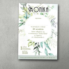 Zaproszenia urodzinowe ""