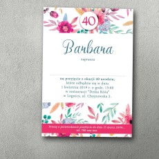 Zaproszenia urodzinowe ""