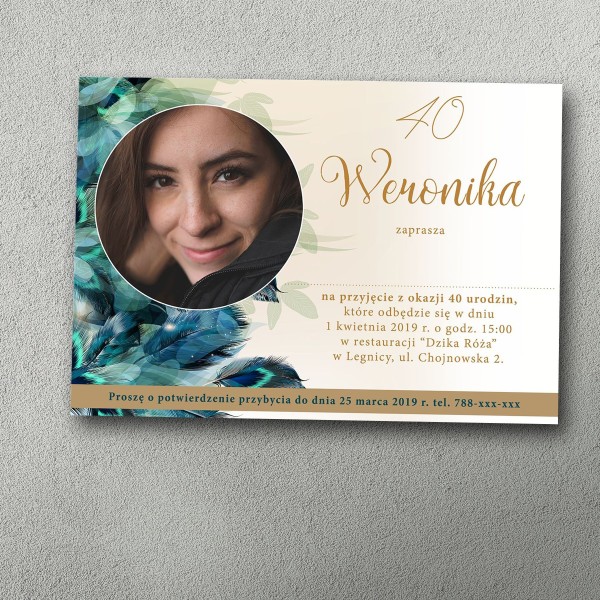 Zaproszenia urodzinowe ""