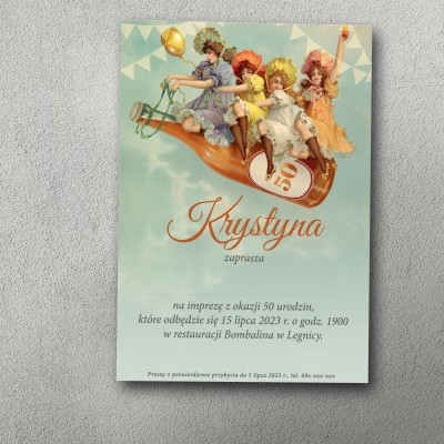 Zaproszenia urodzinowe ""