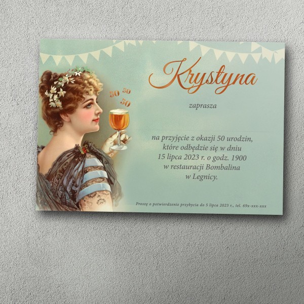 Zaproszenia urodzinowe ""