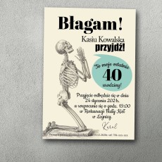 Zaproszenia urodzinowe ""