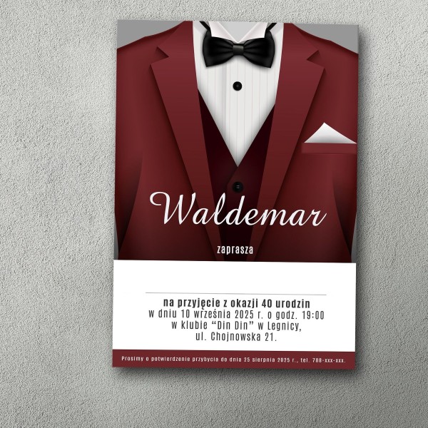 Zaproszenia urodzinowe ""