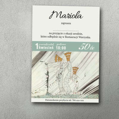 kopia kopia Zaproszenia urodzinowe "