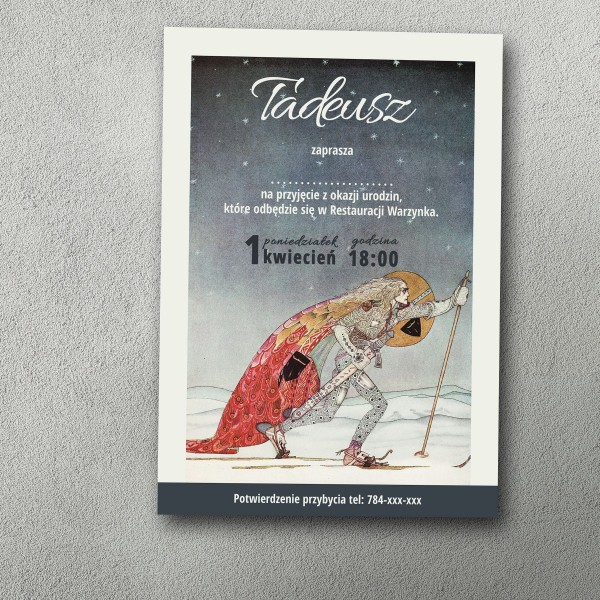 kopia kopia kopia Zaproszenia urodzinowe "