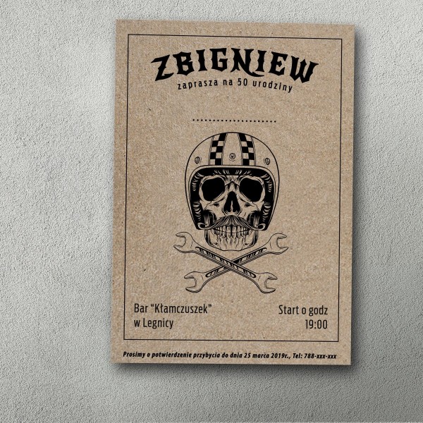 Zaproszenia urodzinowe ""