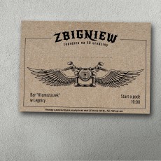 Zaproszenia urodzinowe ""