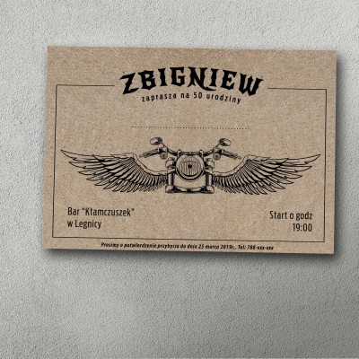 Zaproszenia urodzinowe ""