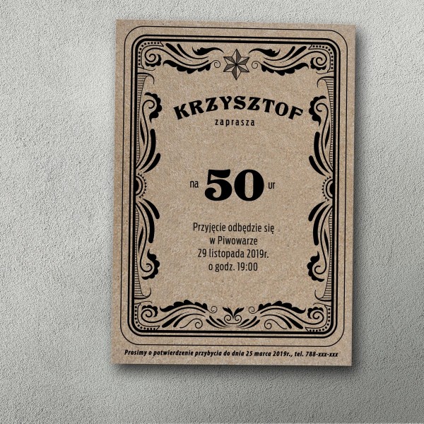 Zaproszenia urodzinowe ""