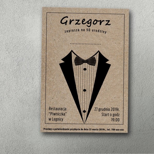 Zaproszenia urodzinowe ""