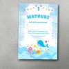 Zaproszenie urodzinowe "Morska Bajka"