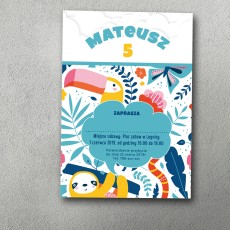 Zaproszenie urodzinowe "Tropi Tukan"