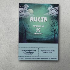 Zaproszenie urodzinowe "Leśna Tajemnica"