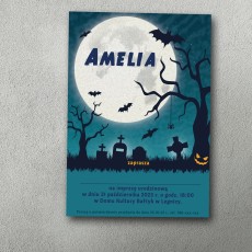 Zaproszenie urodzinowe "Mroczna Noc"