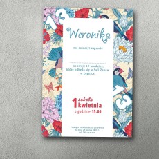 Zaproszenie urodzinowe "Ogród Marzeń"