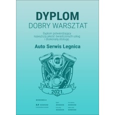 Certyfikat Dobry Warsztat