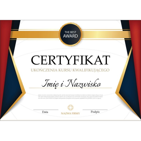 certyfikat 22