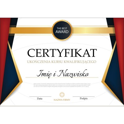 certyfikat 22
