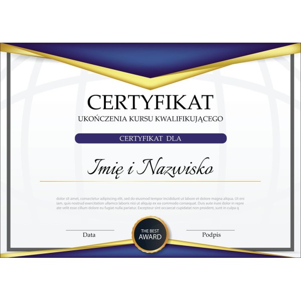 certyfikat 24