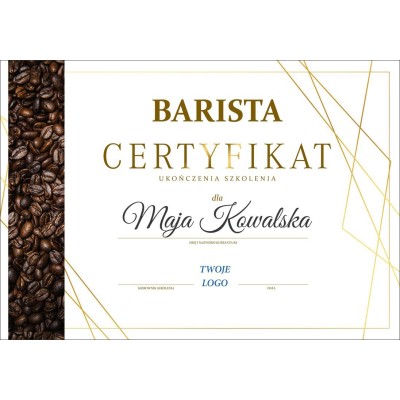 Certyfikat Baristy