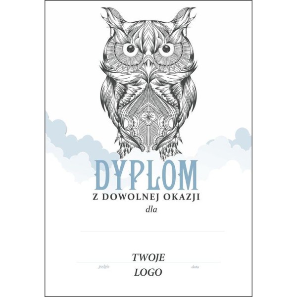 Dyplom Przedszkolaka "Sowa"