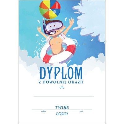 Dyplom Przedszkolaka "Pływak"