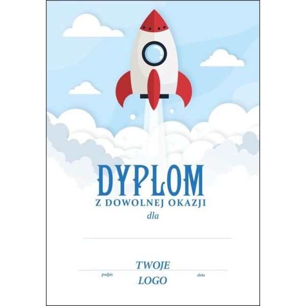 Dyplom Przedszkolaka "Rakieta"