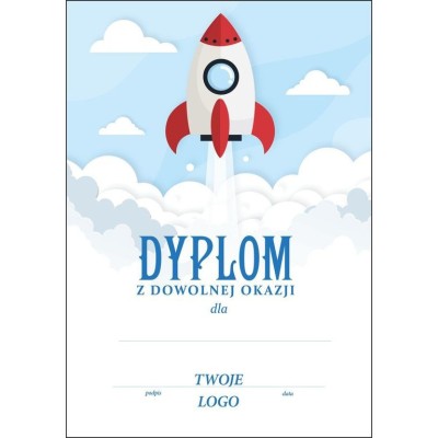 Dyplom Przedszkolaka "Rakieta"