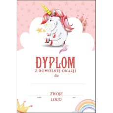Dyplom Przedszkolaka "Jednorożec"