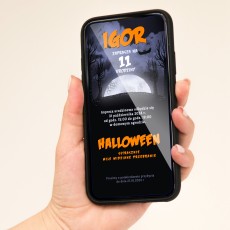 zaproszenie elektroniczne z mrocznym księżycem