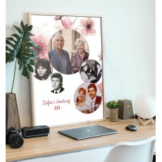 obraz ze zdjęcia Z miłością przez lata prezent na rocznicę ślubu