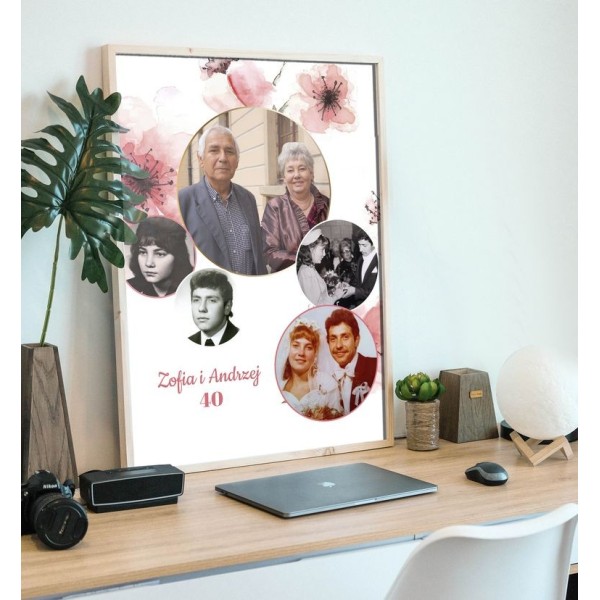 Foto obraz „Z miłością przez lata”