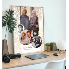 obraz ze zdjęcia Złote Wspomnienia prezent na rocznicę ślubu